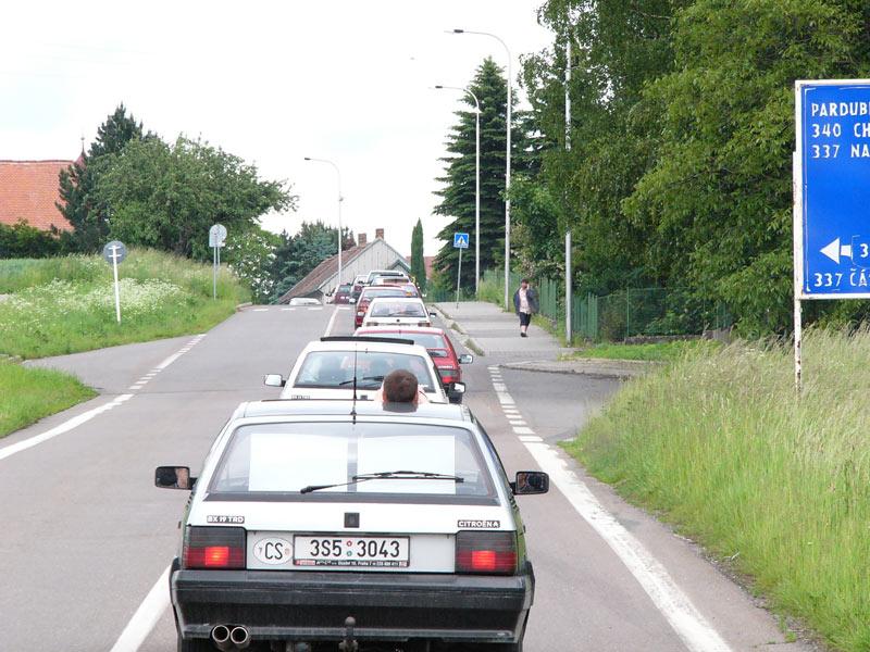 mistovi (na chodníku) jsme ujeli :-((